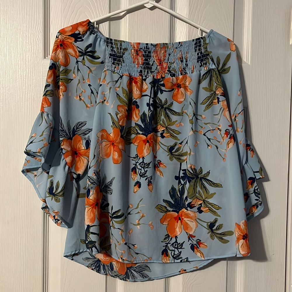 Off the Shoulder Floral Top